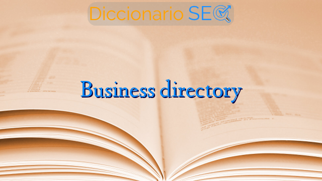 Business directory