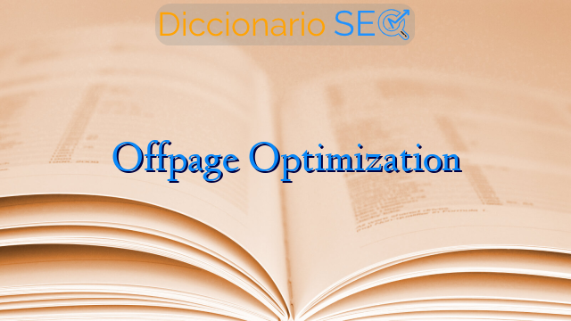 Offpage Optimization