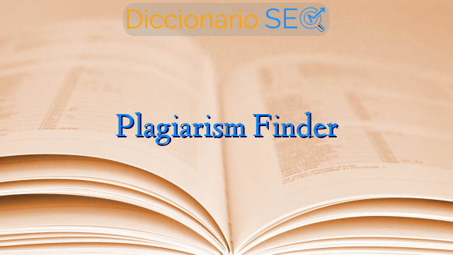 Plagiarism Finder